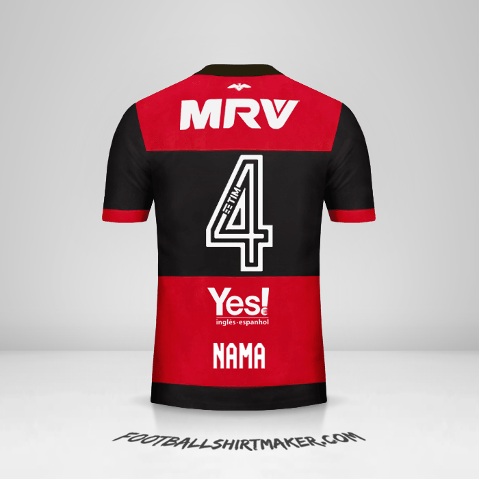 Jersey Flamengo 2017/18 -  nama - 4