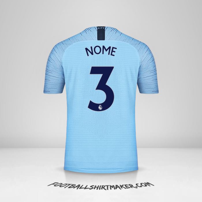 Camisa Manchester City 2018/19 -  nome - 3