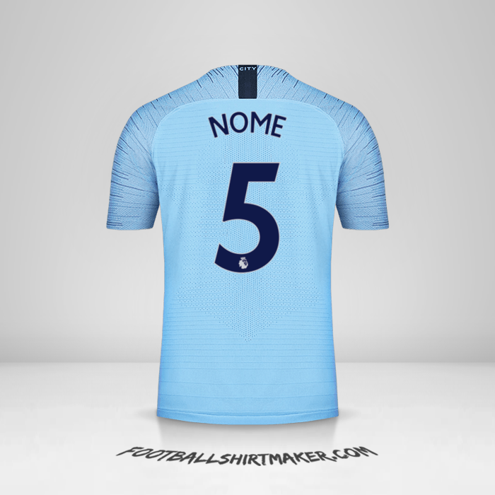 Camisola Manchester City 2018/19 -  nome - 5