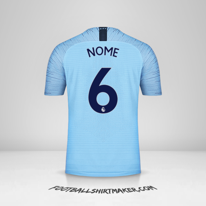 Camisa Manchester City 2018/19 -  nome - 6