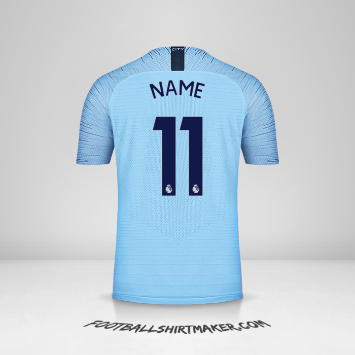 Jersey Manchester City 2018/19 -  name - 11