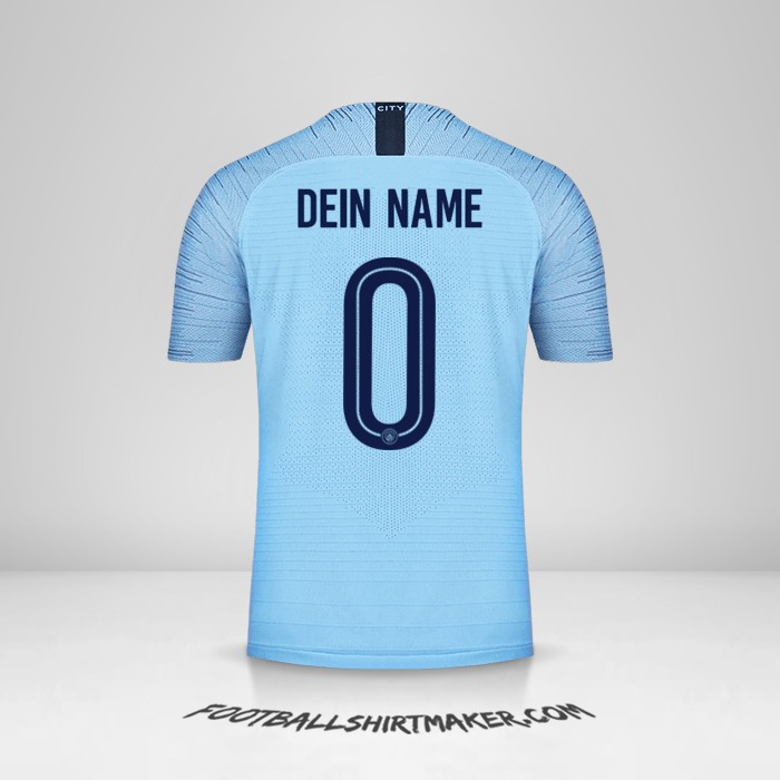 Trikot Manchester City Cup 2018/19 -  dein name - 0