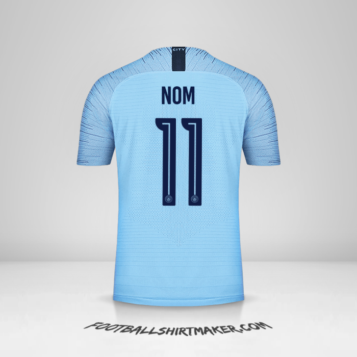 Maillot Manchester City Cup 2018/19 -  nom - 11