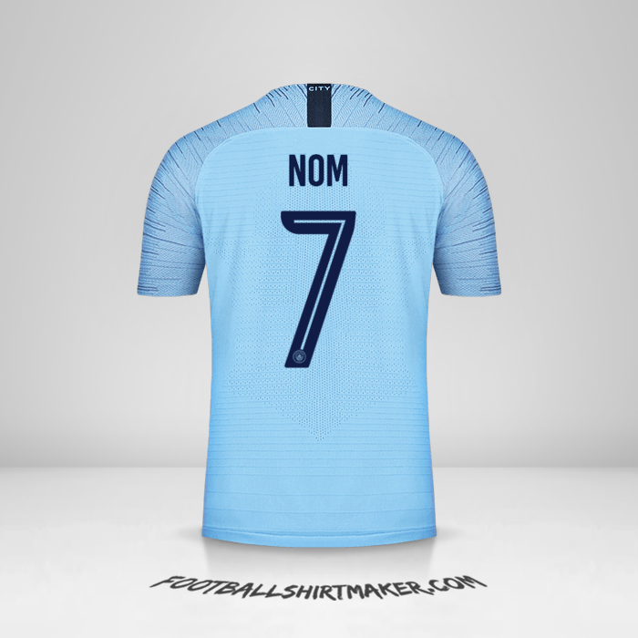 Maillot Manchester City Cup 2018/19 -  nom - 7