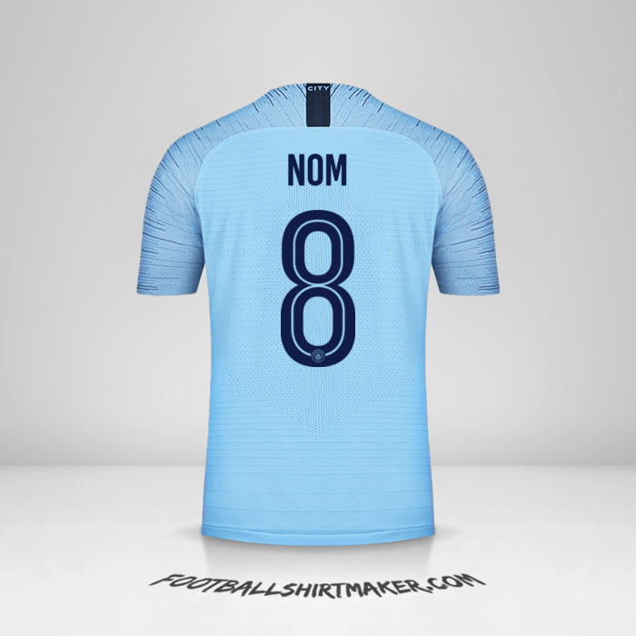 Maillot Manchester City Cup 2018/19 -  nom - 8