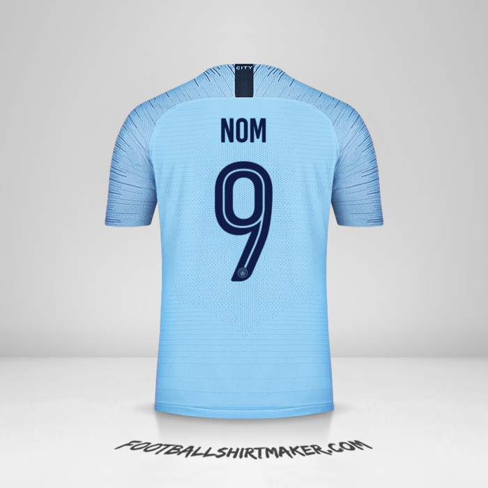 Maillot Manchester City Cup 2018/19 -  nom - 9