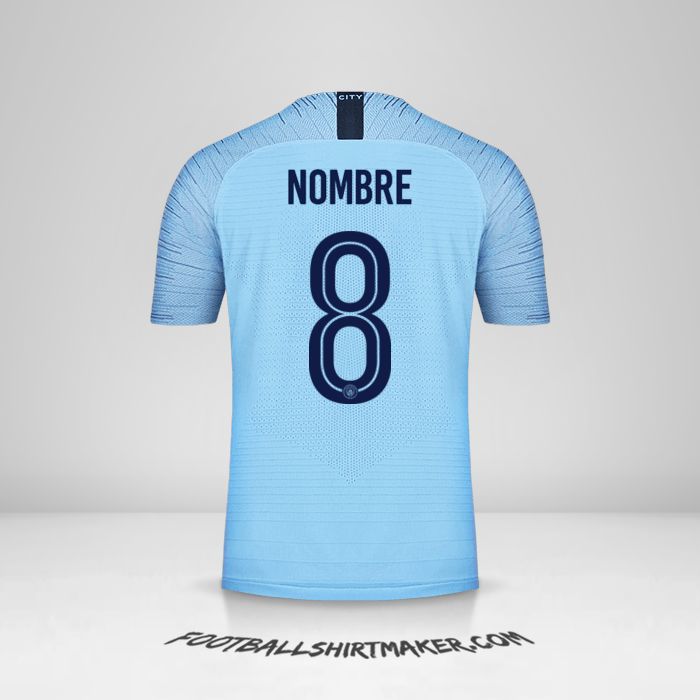 Camiseta Manchester City Cup 2018/19 -  nombre - 8