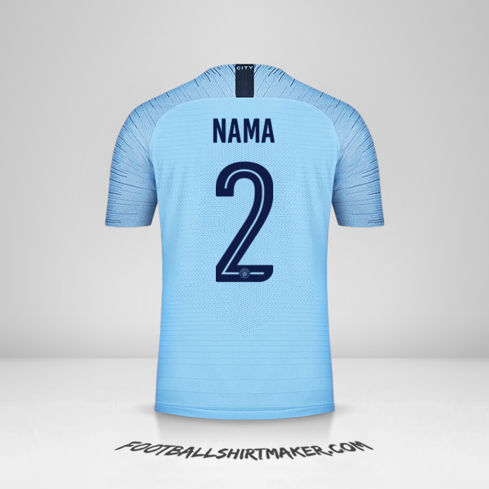 Jersey Manchester City Cup 2018/19 -  nama - 2