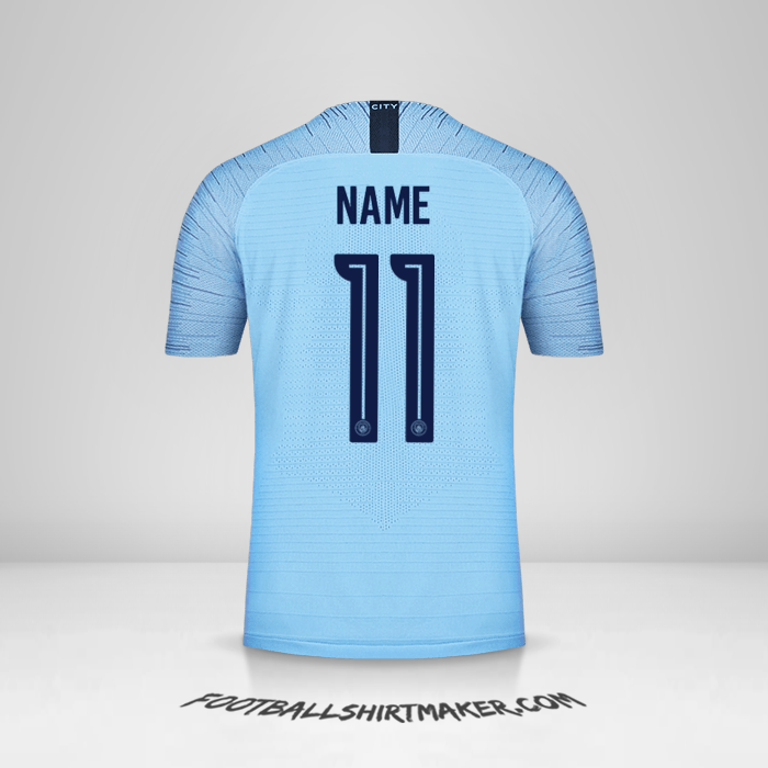 Shirt Manchester City Cup 2018/19 -  name - 11