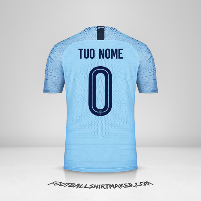 Maglia Manchester City Cup 2018/19 -  tuo nome - 0