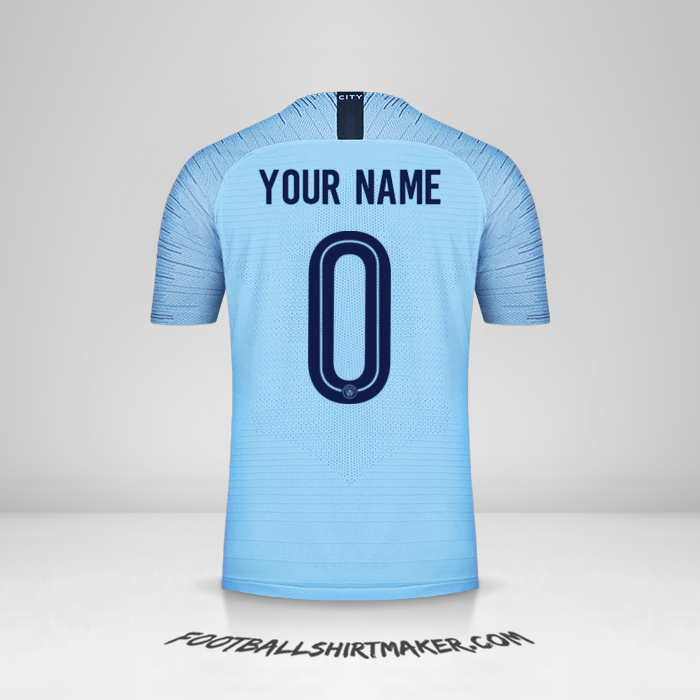 Shirt Manchester City Cup 2018/19 -  your name - 0