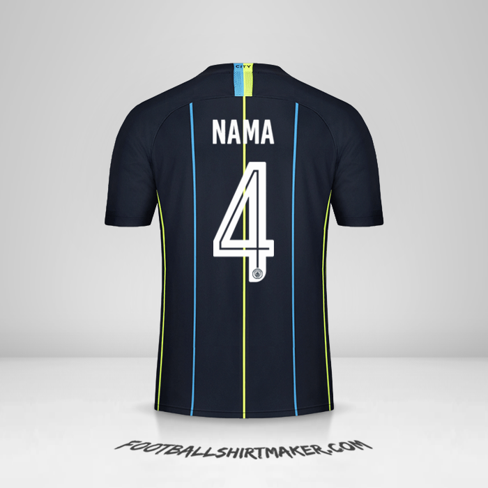 Jersey Manchester City Cup 2018/19 Alternatif -  nama - 4