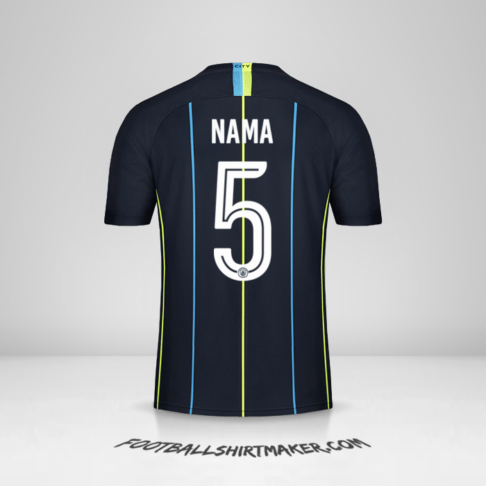 Jersey Manchester City Cup 2018/19 Alternatif -  nama - 5