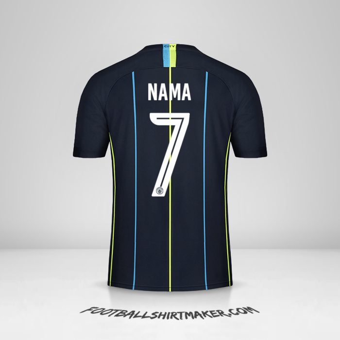 Jersey Manchester City Cup 2018/19 Alternatif -  nama - 7