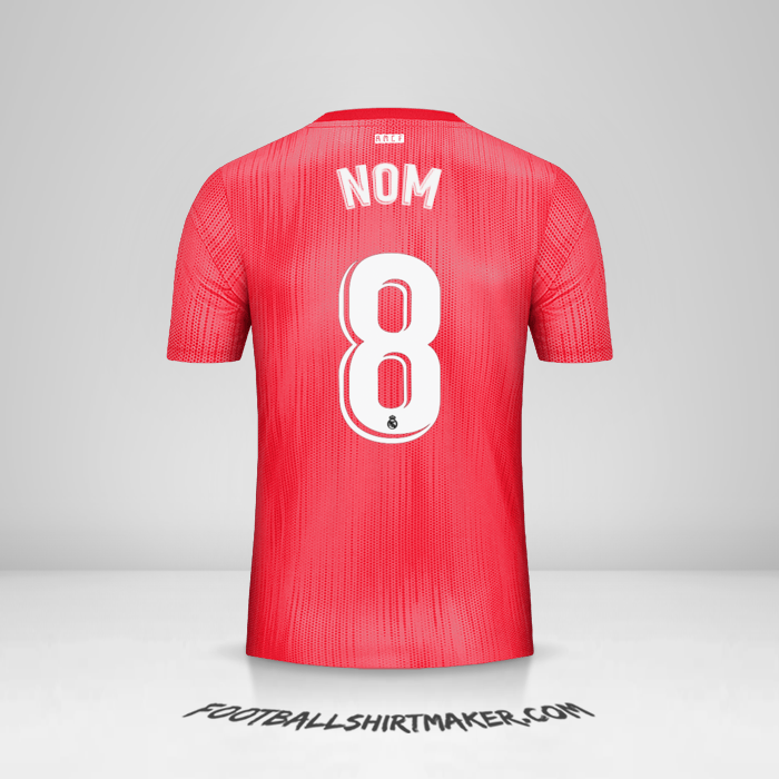 Maillot Real Madrid CF 2018/19 Troisième -  nom - 8