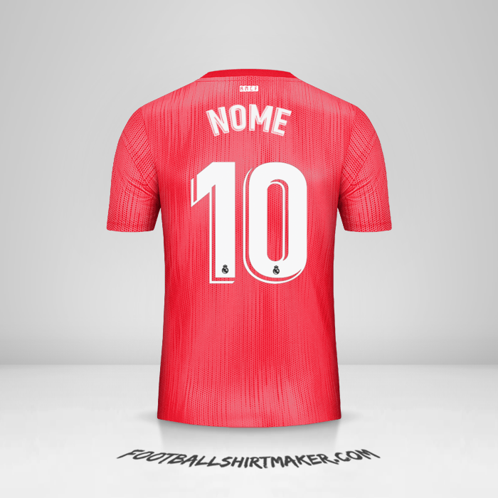 Maglia Real Madrid CF 2018/19 Terza -  nome - 10