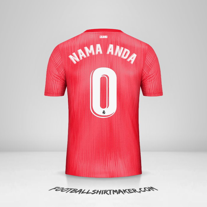 Jersey Real Madrid CF 2018/19 III -  nama anda - 0