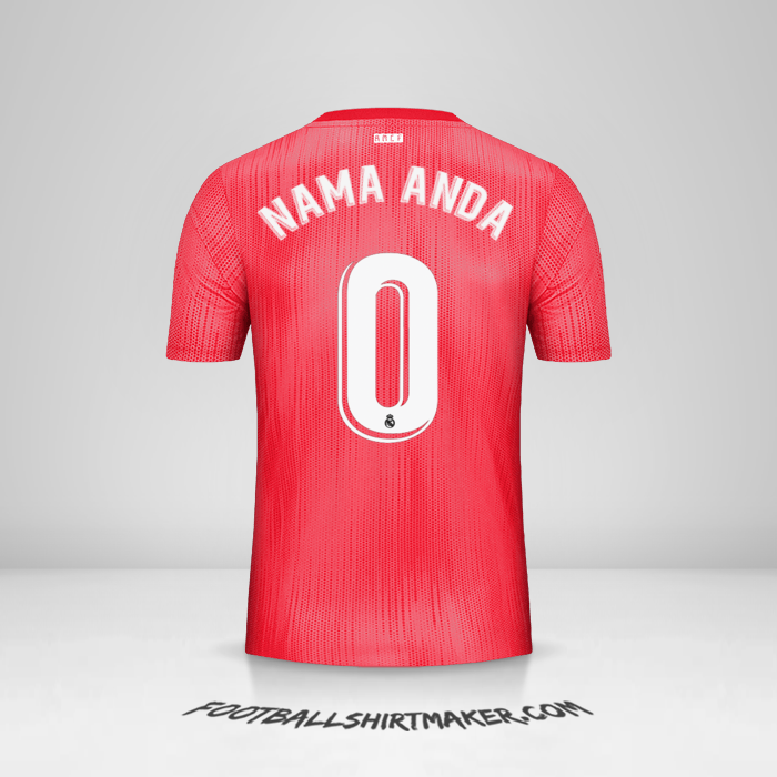 Jersey Real Madrid CF 2018/19 III -  nama anda - 0