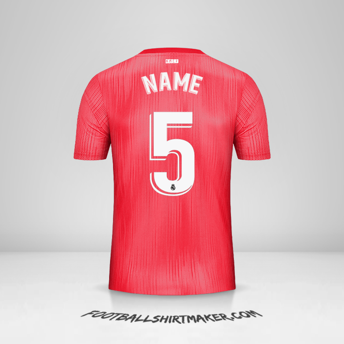 Jersey Real Madrid CF 2018/19 Third -  name - 5