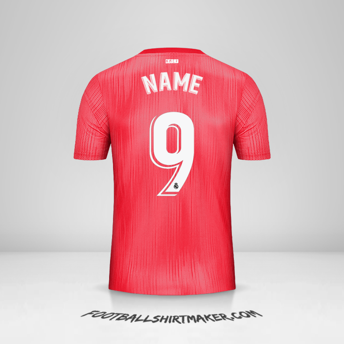 Jersey Real Madrid CF 2018/19 Third -  name - 9