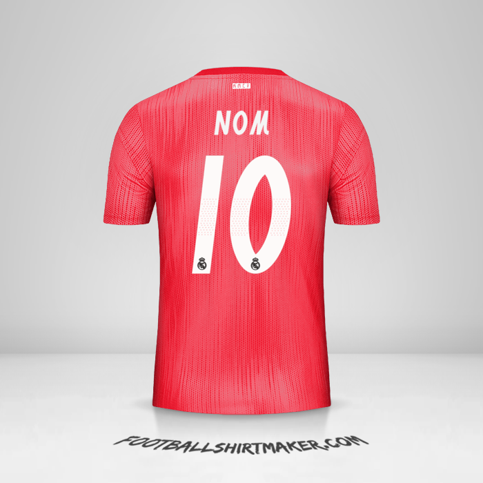 Maillot Real Madrid CF Cup 2018/19 Troisième -  nom - 10