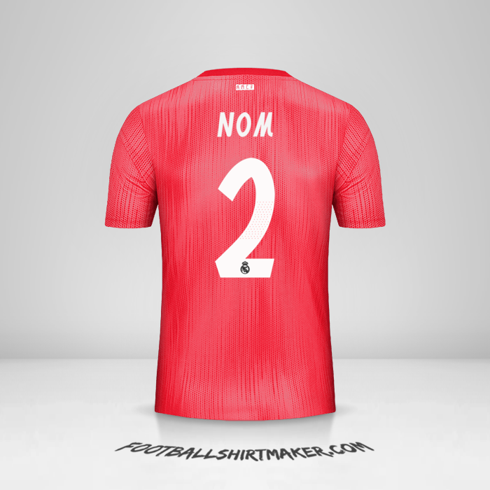 Maillot Real Madrid CF Cup 2018/19 Troisième -  nom - 2