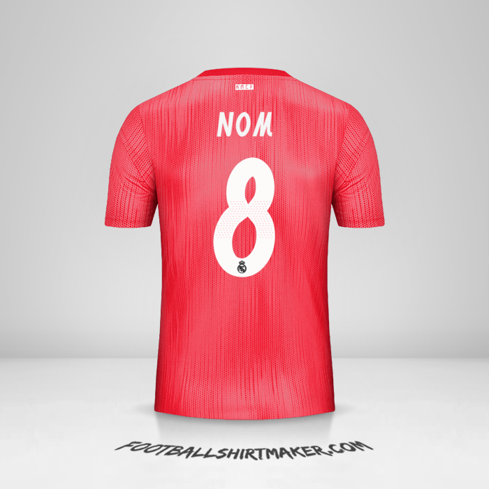 Maillot Real Madrid CF Cup 2018/19 Troisième -  nom - 8