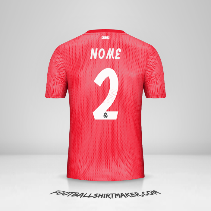 Camisa Real Madrid CF Cup 2018/19 Terceira -  nome - 2