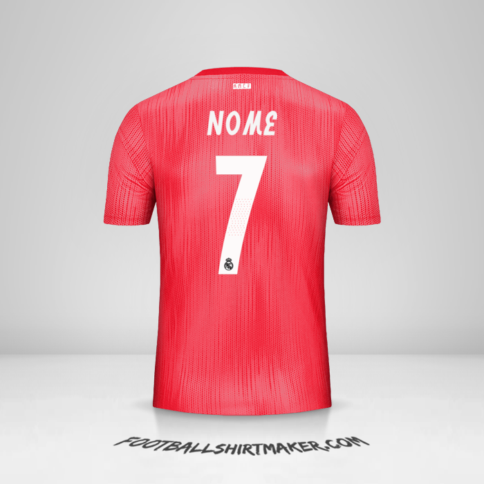 Maglia Real Madrid CF Cup 2018/19 Terza -  nome - 7