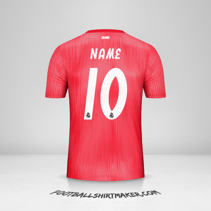 Shirt Real Madrid CF Cup 2018/19 Third -  name - 10