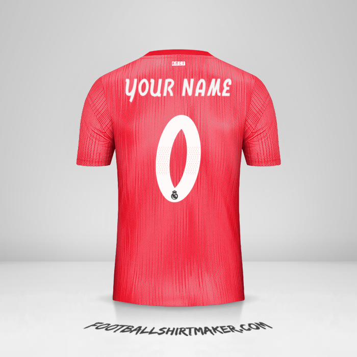 Jersey Real Madrid CF Cup 2018/19 III -  your name - 0