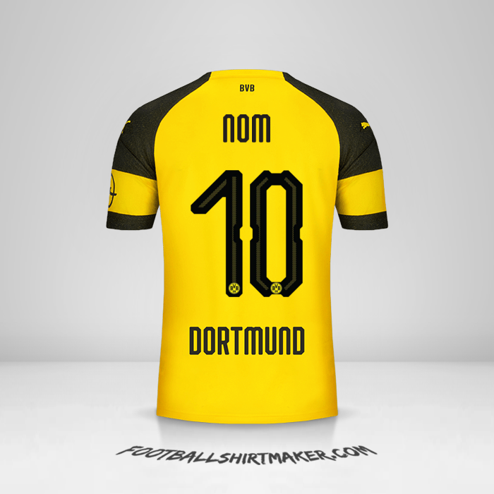 Maillot Borussia Dortmund 2018/19 -  nom - 10