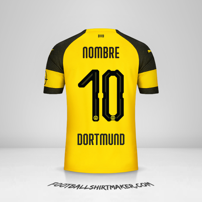 Jersey Borussia Dortmund 2018/19 -  nombre - 10