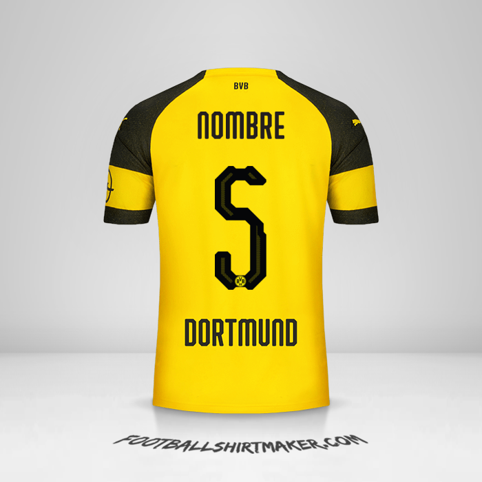 Jersey Borussia Dortmund 2018/19 -  nombre - 5