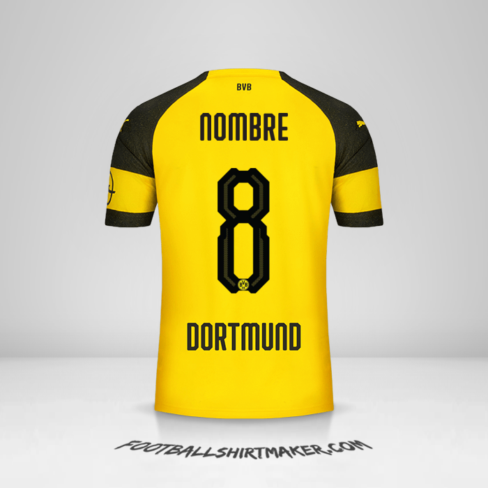 Jersey Borussia Dortmund 2018/19 -  nombre - 8