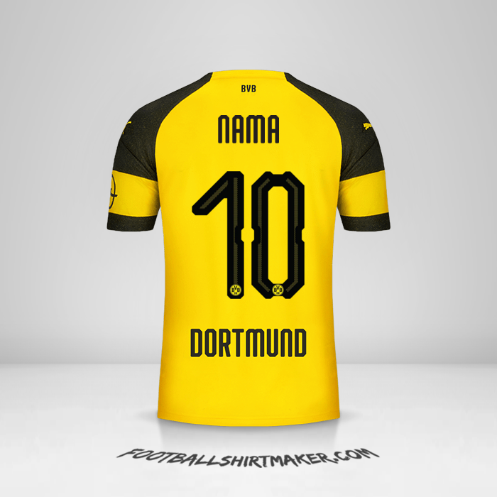 Jersey Borussia Dortmund 2018/19 -  nama - 10