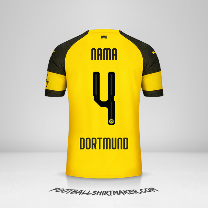 Jersey Borussia Dortmund 2018/19 -  nama - 4