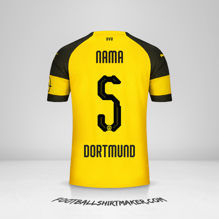 Jersey Borussia Dortmund 2018/19 -  nama - 5