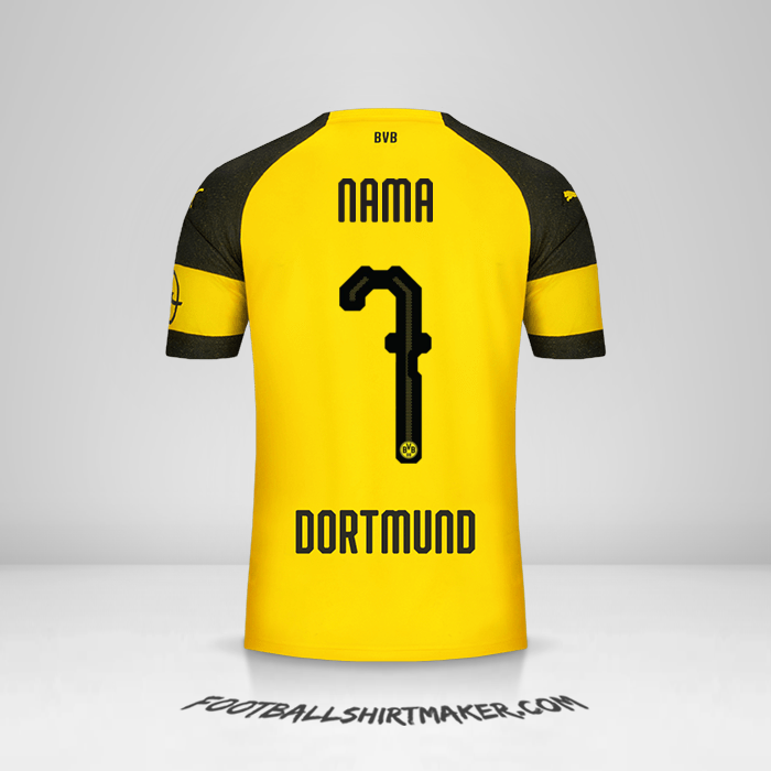 Jersey Borussia Dortmund 2018/19 -  nama - 7