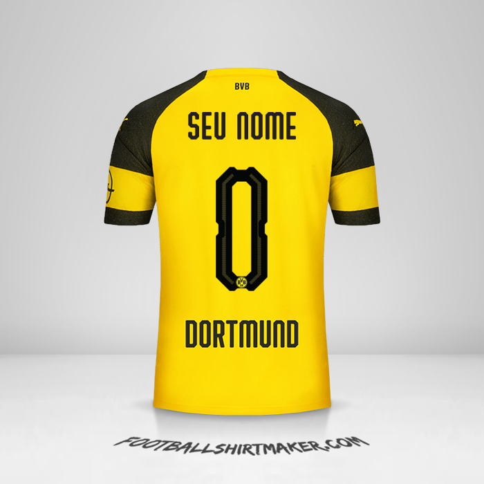 Camisa Borussia Dortmund 2018/19 -  seu nome - 0