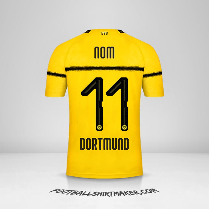 Maillot Borussia Dortmund Cup 2018/19 -  nom - 11