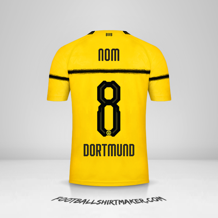 Maillot Borussia Dortmund Cup 2018/19 -  nom - 8