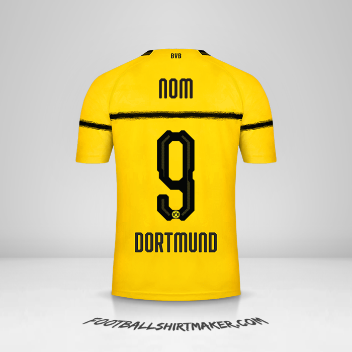 Maillot Borussia Dortmund Cup 2018/19 -  nom - 9