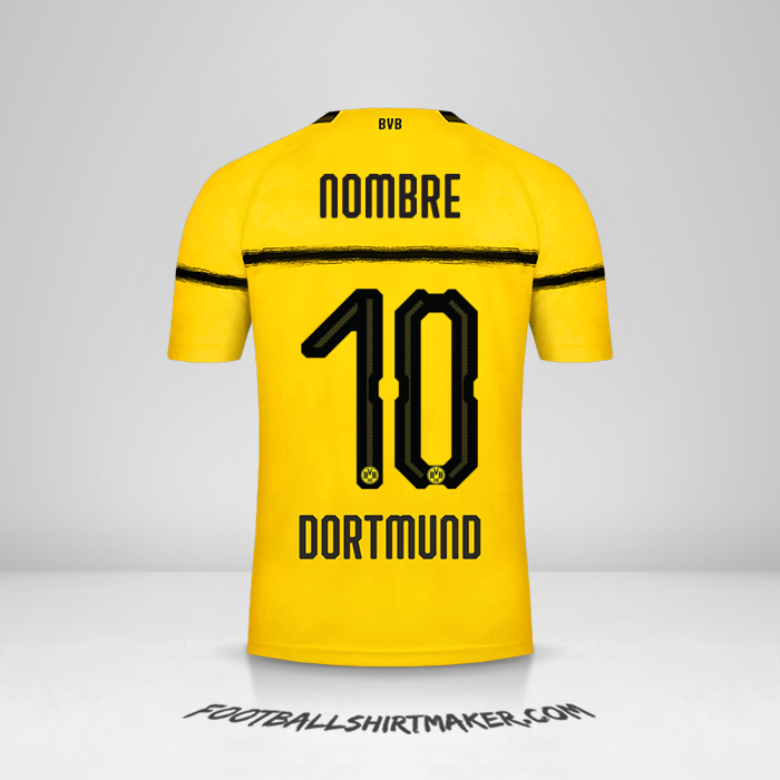 Jersey Borussia Dortmund Cup 2018/19 -  nombre - 10
