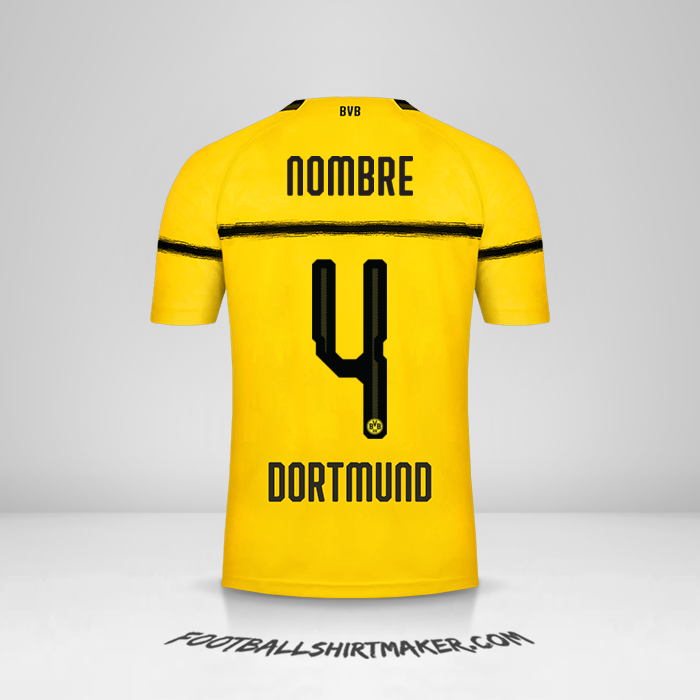 Jersey Borussia Dortmund Cup 2018/19 -  nombre - 4