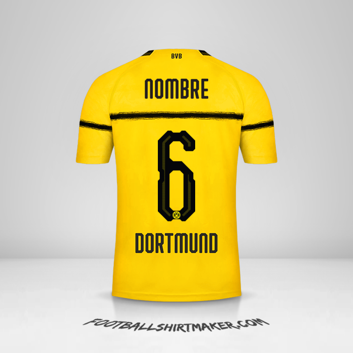Jersey Borussia Dortmund Cup 2018/19 -  nombre - 6