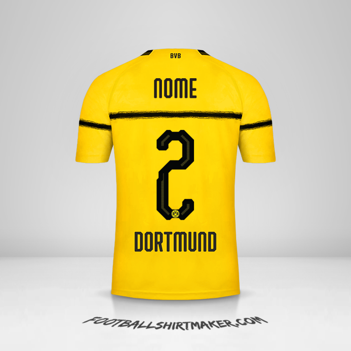 Maglia Borussia Dortmund Cup 2018/19 -  nome - 2