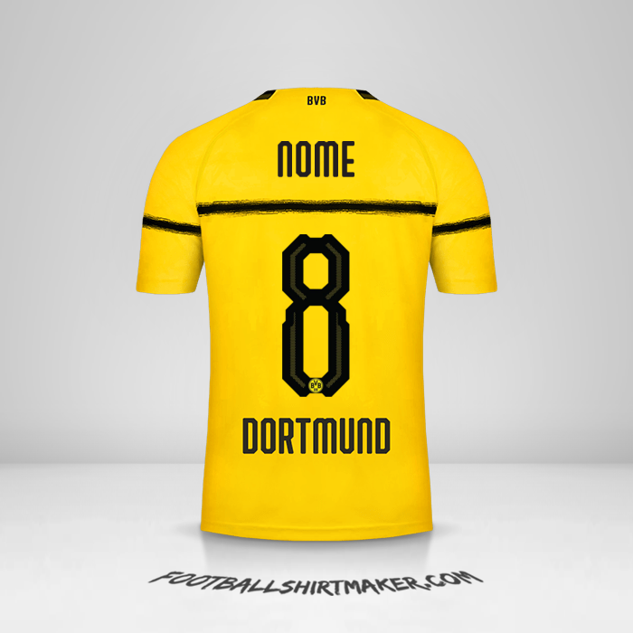 Camisa Borussia Dortmund Cup 2018/19 -  nome - 8