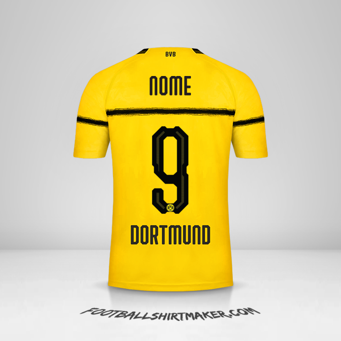 Camisa Borussia Dortmund Cup 2018/19 -  nome - 9