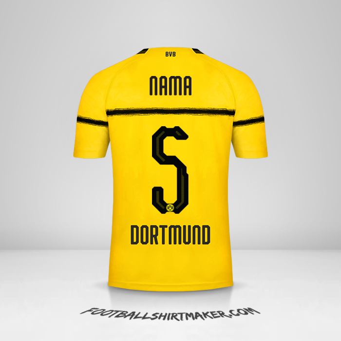 Jersey Borussia Dortmund Cup 2018/19 -  nama - 5